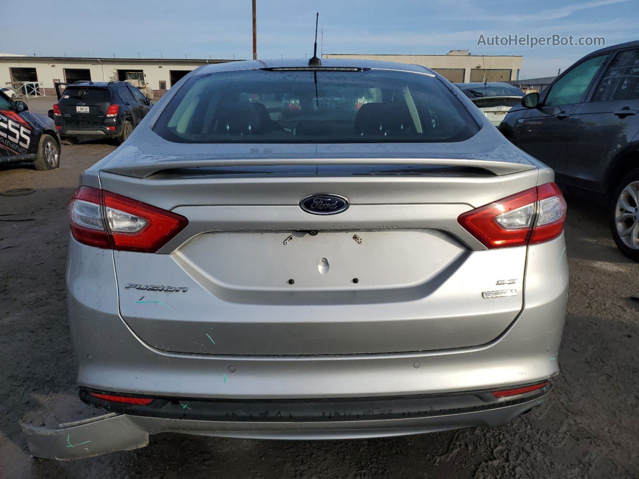 2015 Ford Fusion Se Silver vin: 3FA6P0HD5FR122378