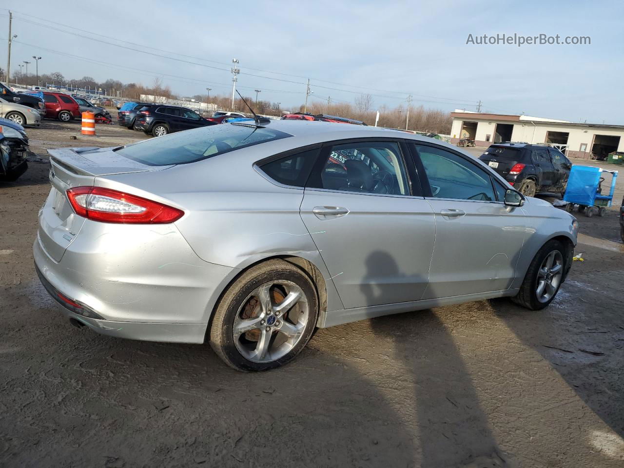 2015 Ford Fusion Se Silver vin: 3FA6P0HD5FR122378