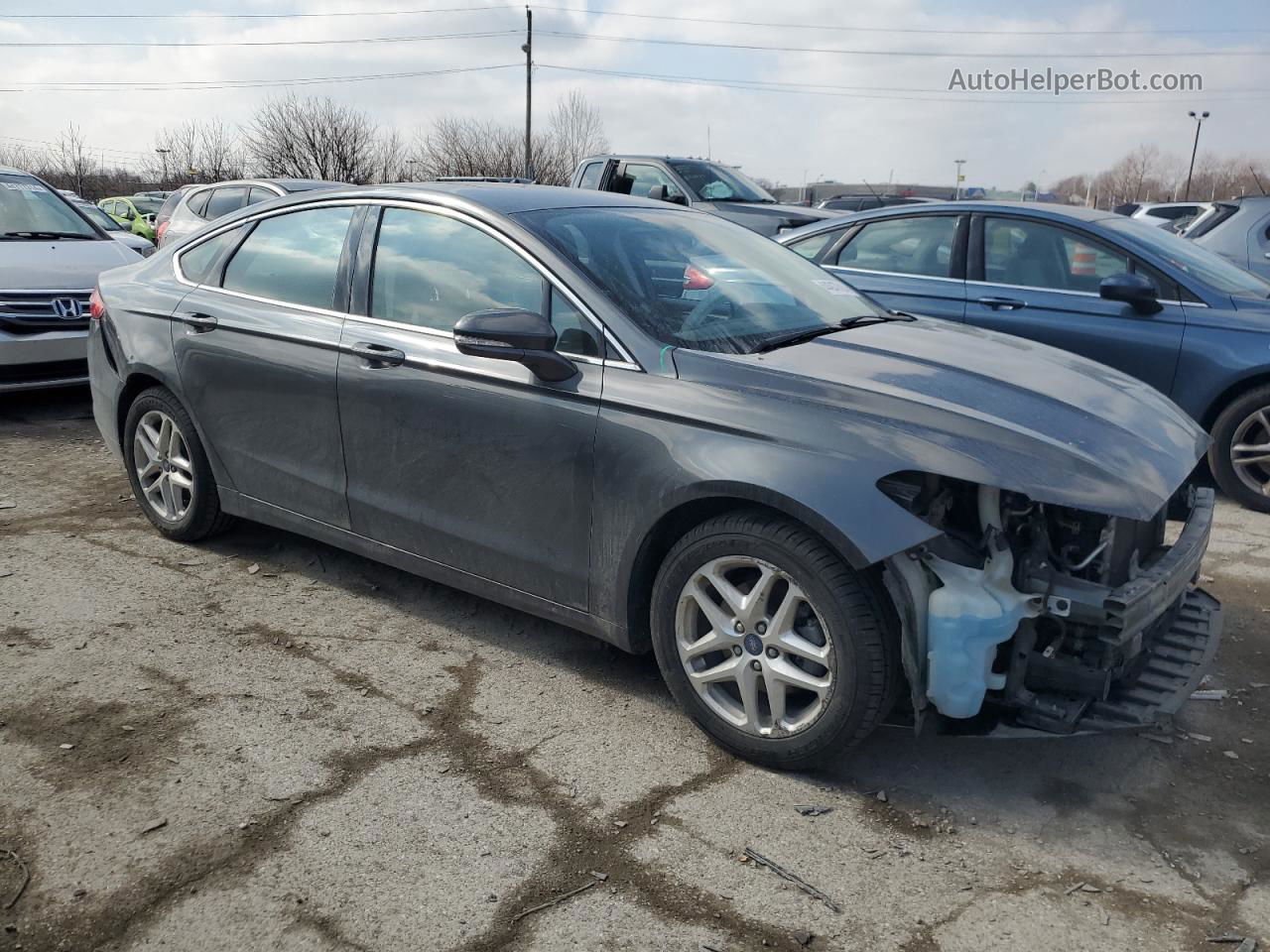 2015 Ford Fusion Se Charcoal vin: 3FA6P0HD5FR143568