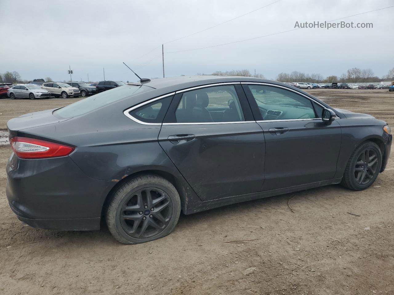 2015 Ford Fusion Se Gray vin: 3FA6P0HD5FR180412