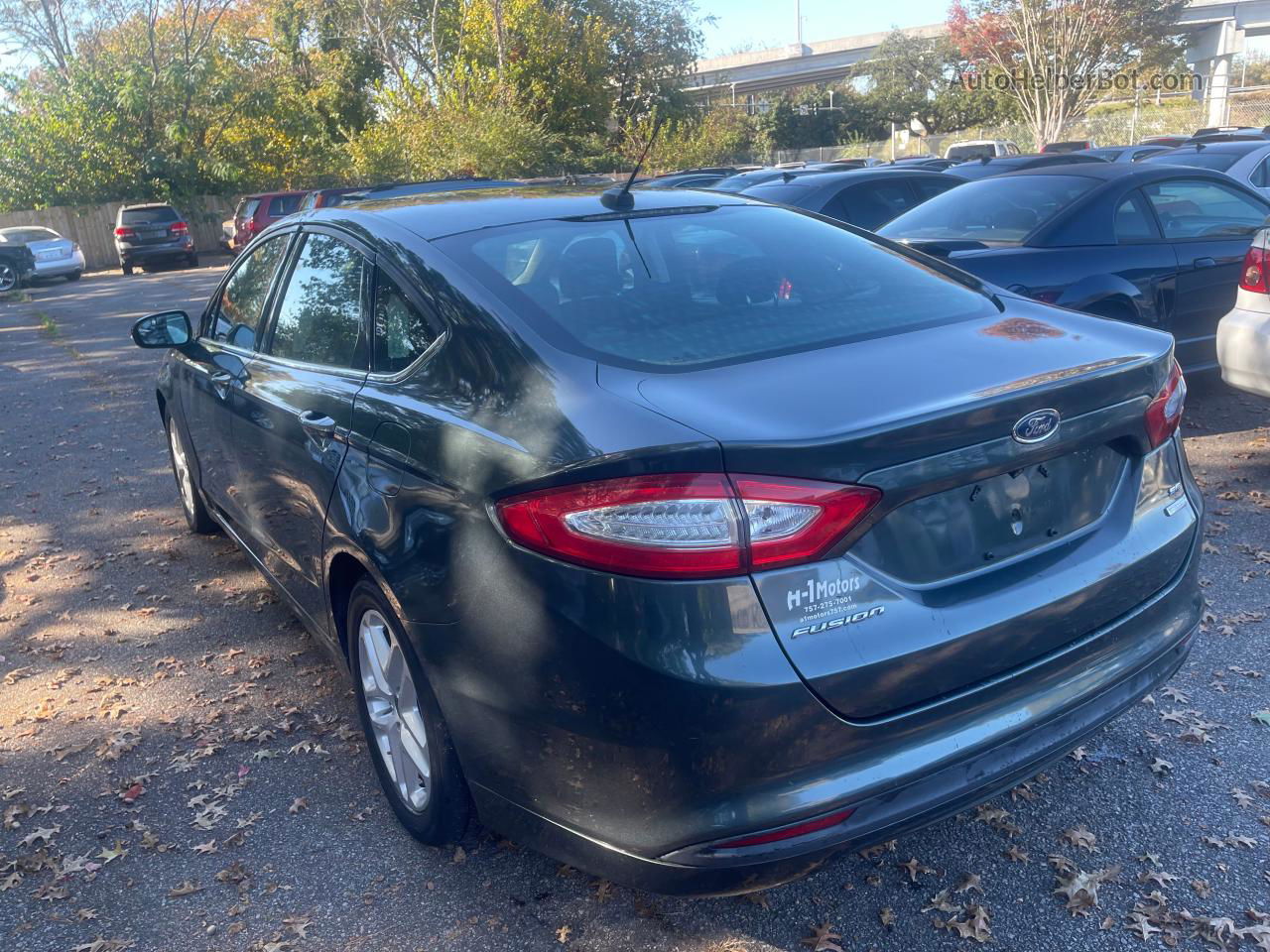 2015 Ford Fusion Se Green vin: 3FA6P0HD5FR241483