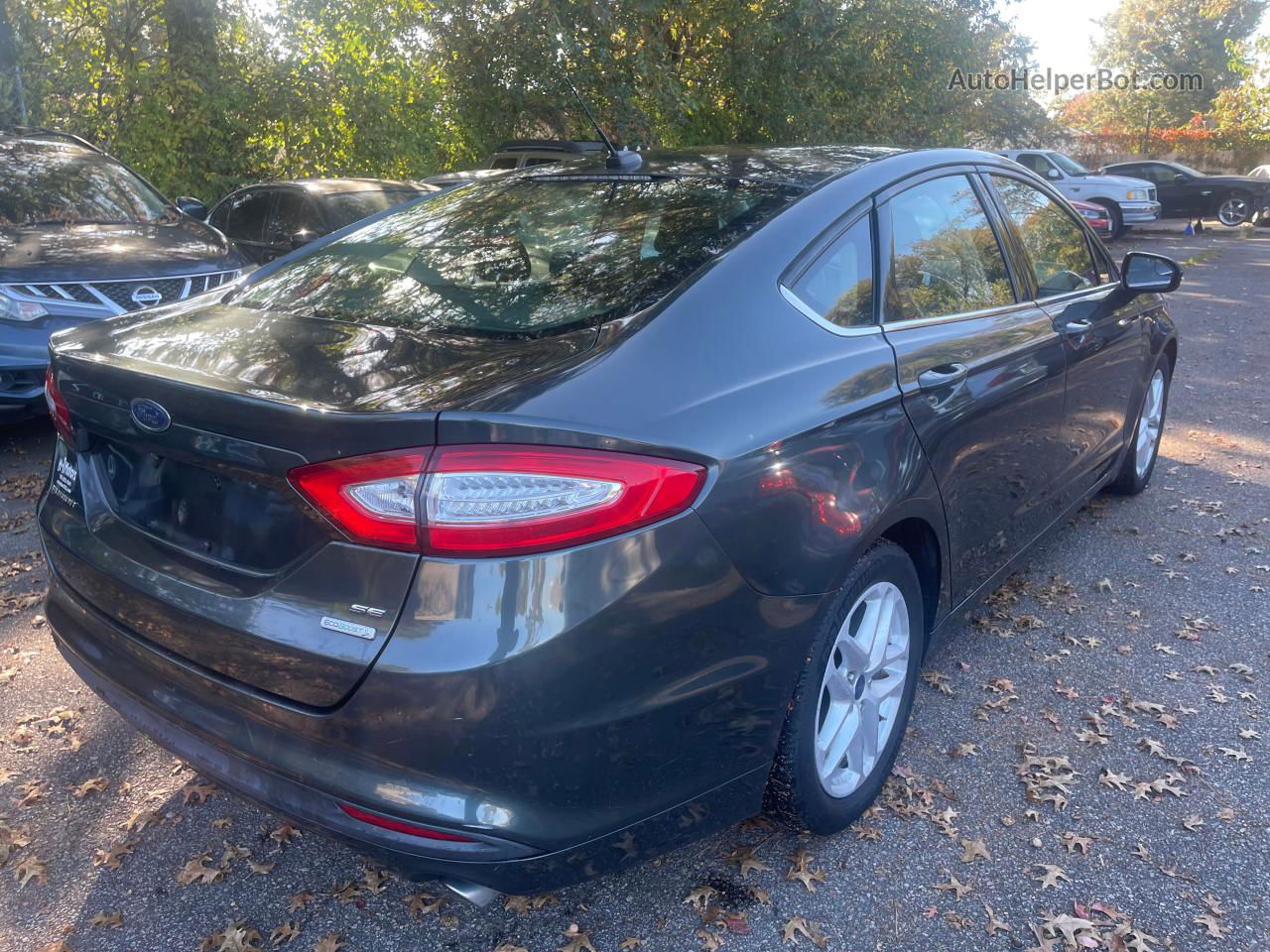 2015 Ford Fusion Se Green vin: 3FA6P0HD5FR241483