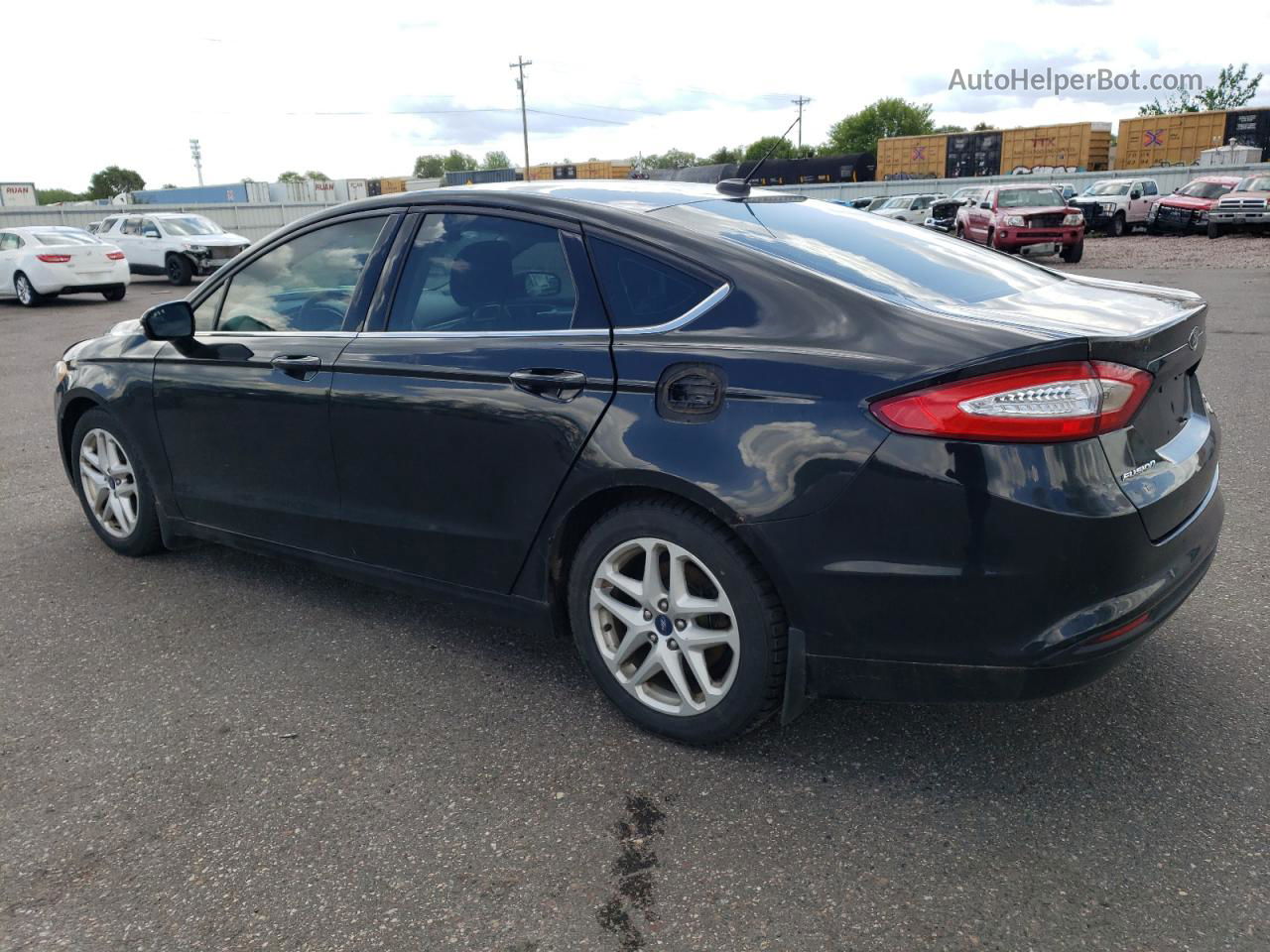 2015 Ford Fusion Se Black vin: 3FA6P0HD5FR242794