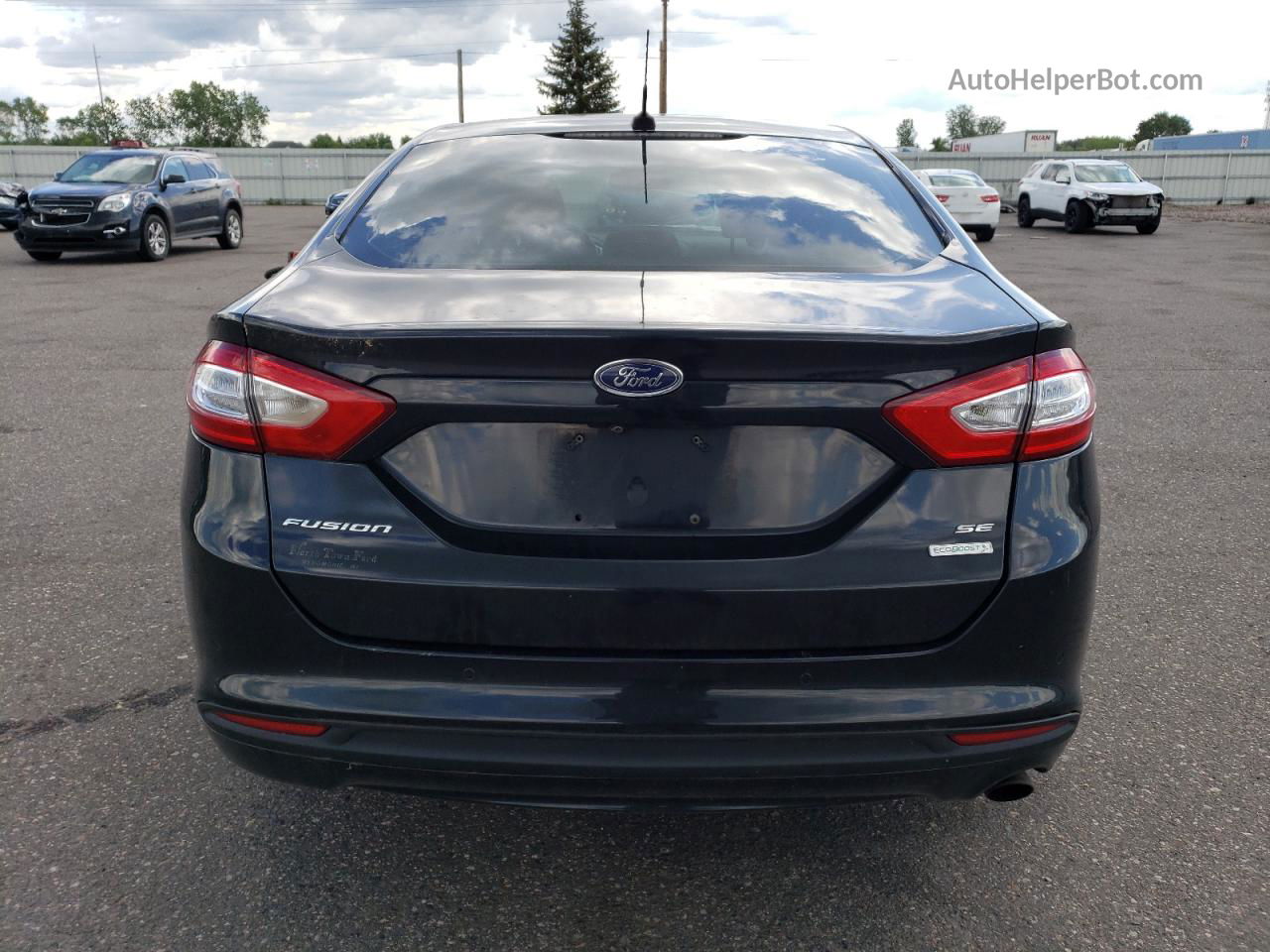 2015 Ford Fusion Se Black vin: 3FA6P0HD5FR242794