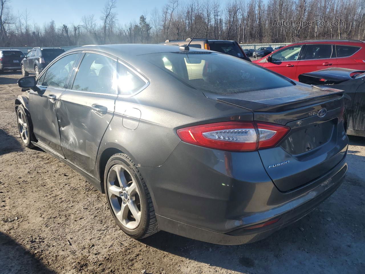 2015 Ford Fusion Se Black vin: 3FA6P0HD5FR250703