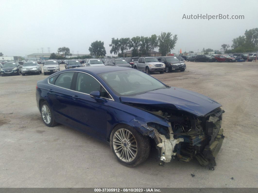 2015 Ford Fusion Se Blue vin: 3FA6P0HD5FR278078