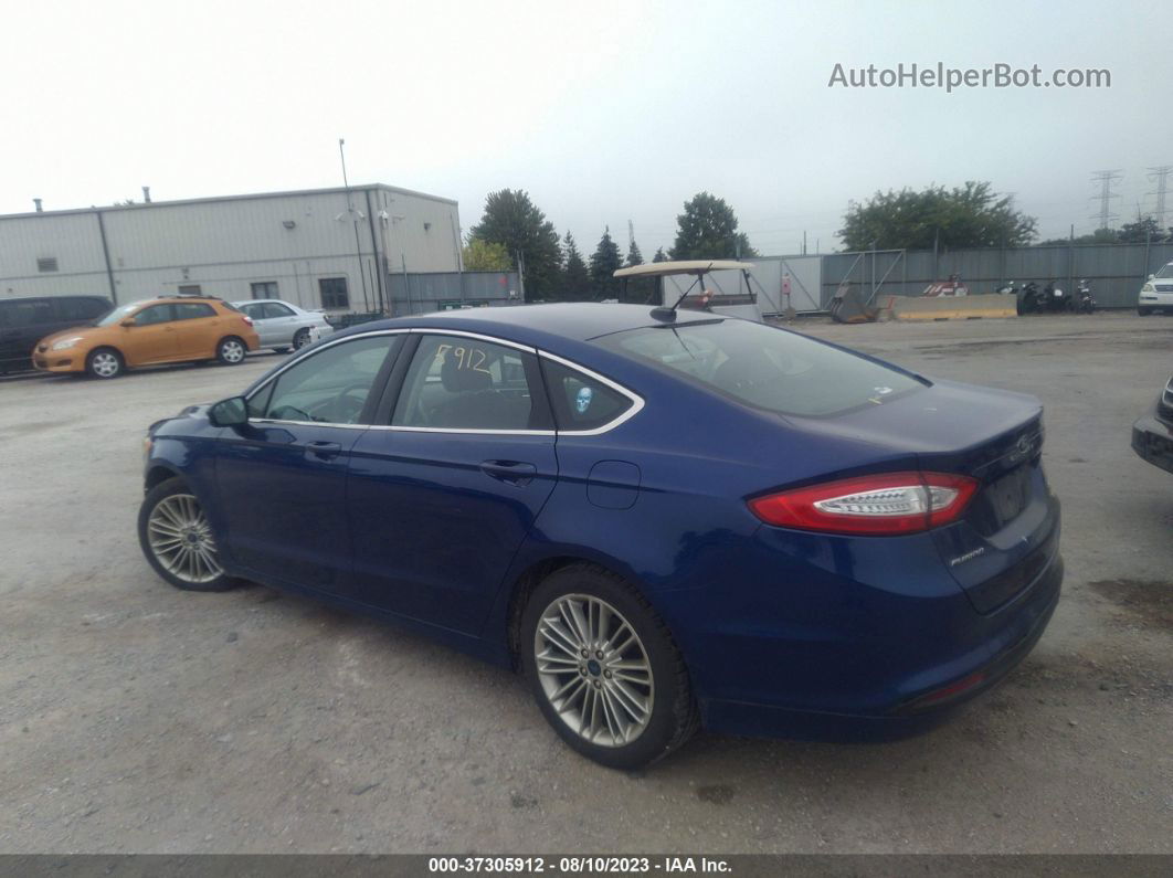 2015 Ford Fusion Se Blue vin: 3FA6P0HD5FR278078