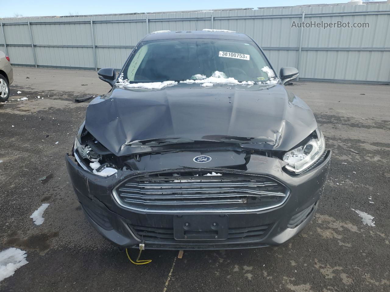 2015 Ford Fusion Se Серый vin: 3FA6P0HD5FR279649