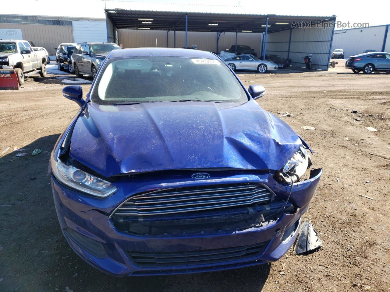 2015 Ford Fusion Se Blue vin: 3FA6P0HD5FR292949