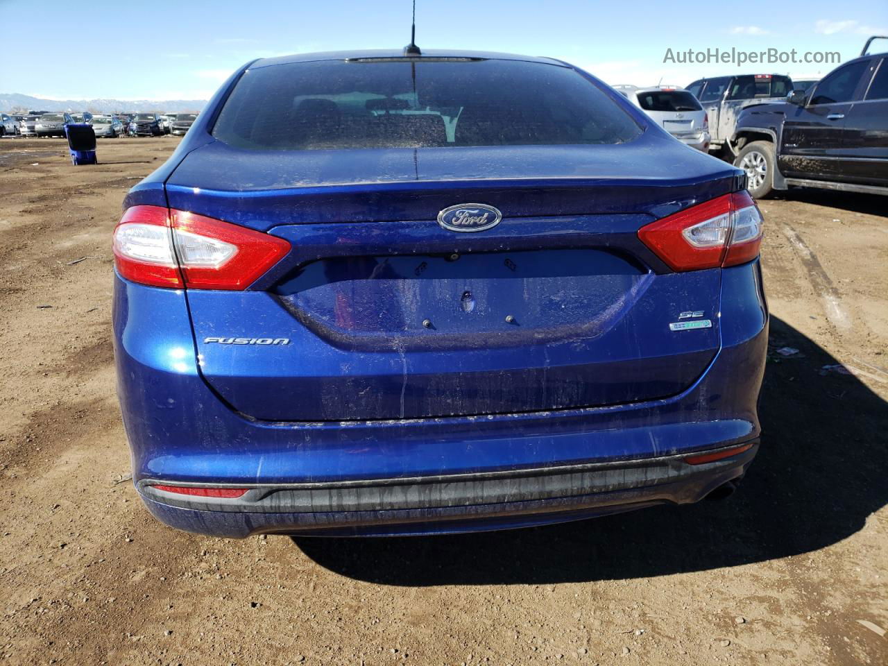 2015 Ford Fusion Se Blue vin: 3FA6P0HD5FR292949