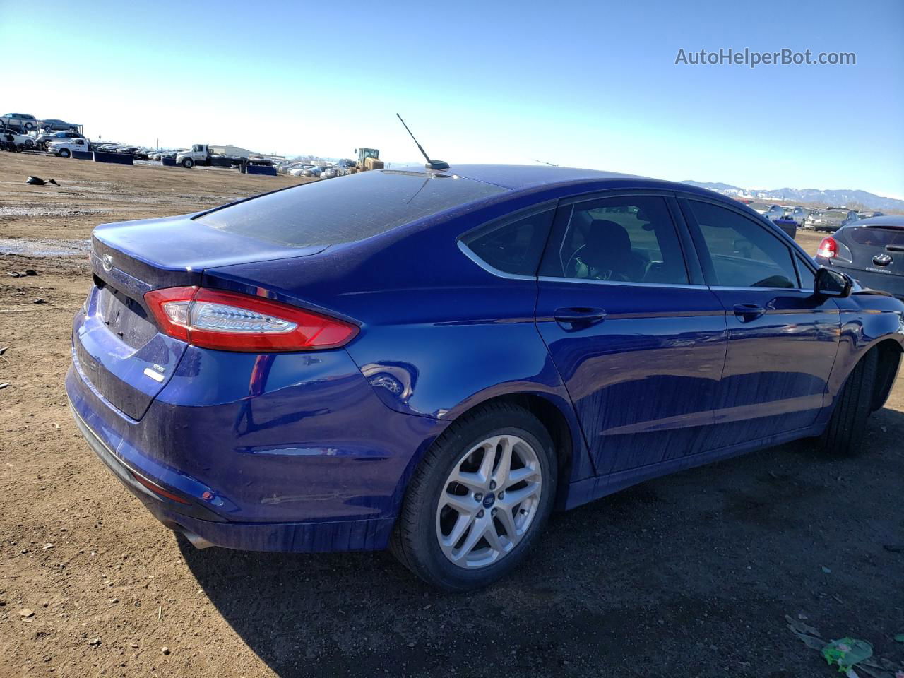 2015 Ford Fusion Se Blue vin: 3FA6P0HD5FR292949