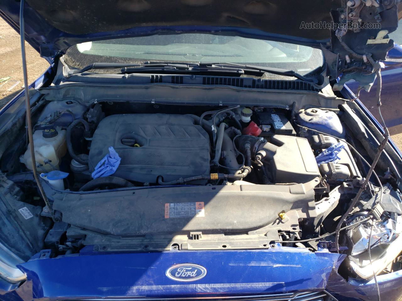 2015 Ford Fusion Se Blue vin: 3FA6P0HD5FR292949