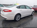 2016 Ford Fusion Se White vin: 3FA6P0HD5GR115352