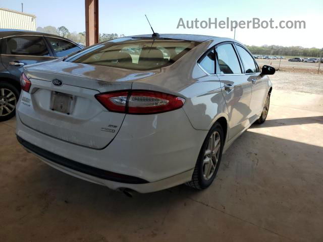 2016 Ford Fusion Se White vin: 3FA6P0HD5GR129445