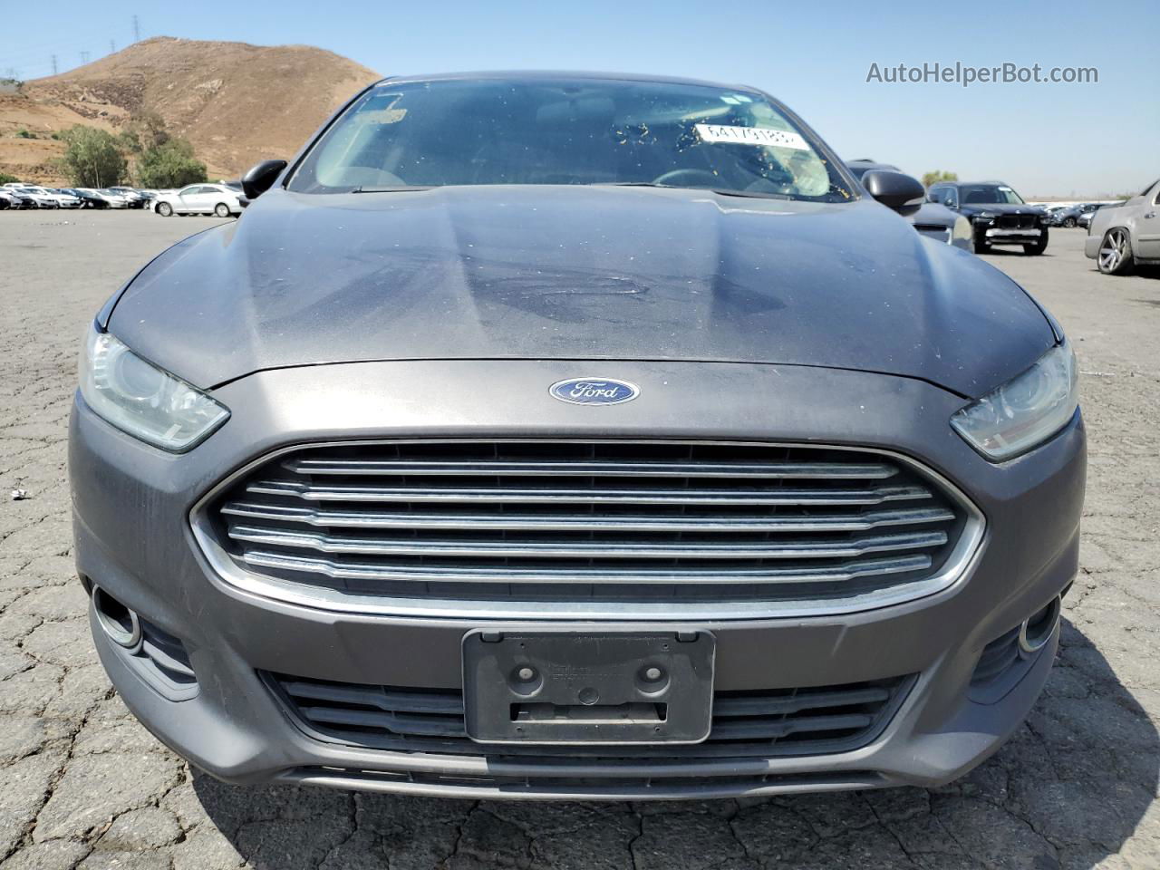 2016 Ford Fusion Se Серый vin: 3FA6P0HD5GR367909