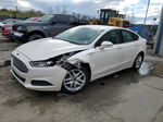 2016 Ford Fusion Se White vin: 3FA6P0HD5GR374679