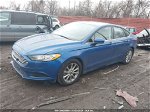 2017 Ford Fusion Se Blue vin: 3FA6P0HD5HR263227