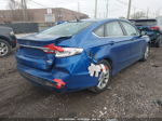 2017 Ford Fusion Se Blue vin: 3FA6P0HD5HR263227