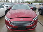 2017 Ford Fusion Se Burgundy vin: 3FA6P0HD5HR291397