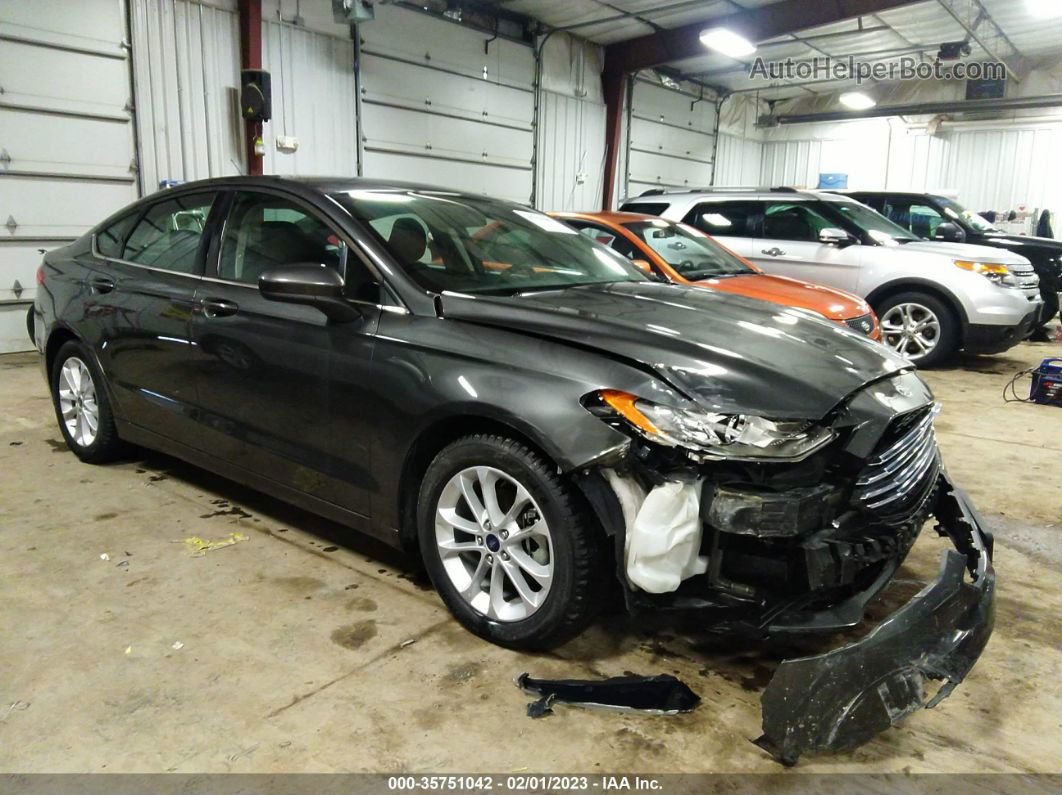 2017 Ford Fusion Se Gray vin: 3FA6P0HD5HR293361