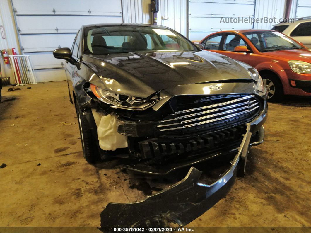 2017 Ford Fusion Se Gray vin: 3FA6P0HD5HR293361