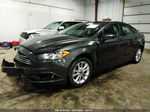 2017 Ford Fusion Se Gray vin: 3FA6P0HD5HR293361