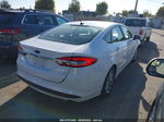 2017 Ford Fusion Se White vin: 3FA6P0HD5HR299399