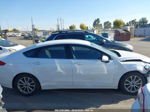 2017 Ford Fusion Se White vin: 3FA6P0HD5HR299399