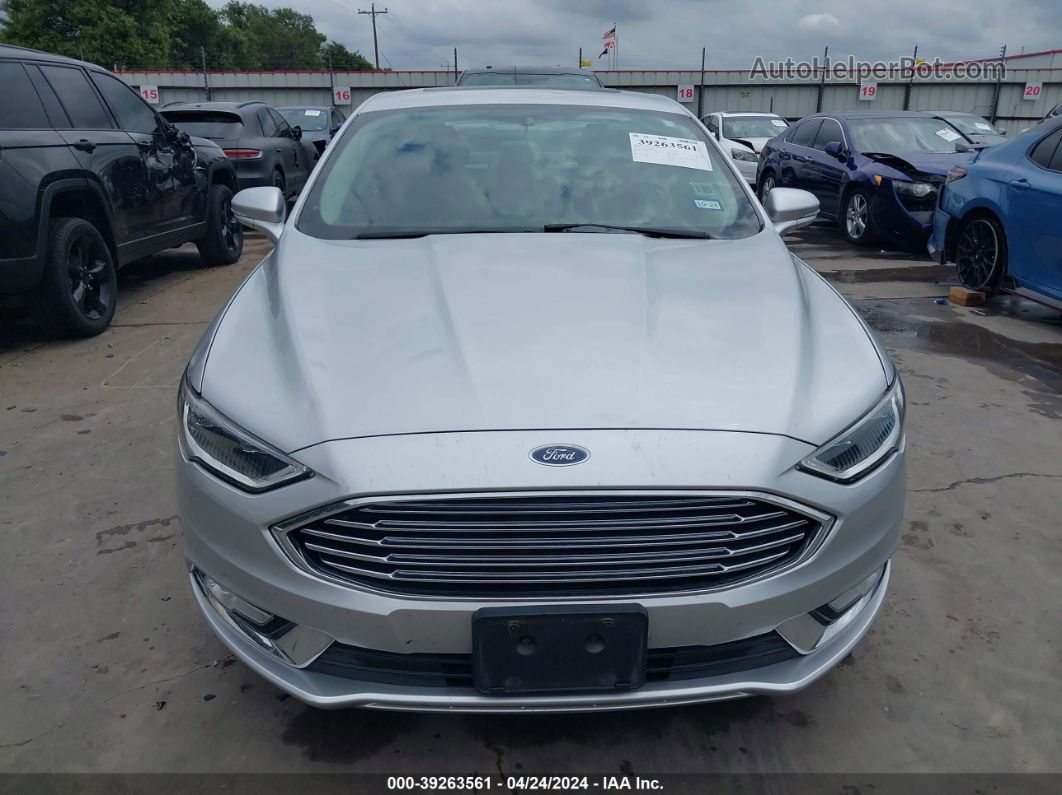 2017 Ford Fusion Se Silver vin: 3FA6P0HD5HR349590