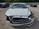 2018 Ford Fusion Se White vin: 3FA6P0HD5JR108909