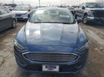 2018 Ford Fusion Se Blue vin: 3FA6P0HD5JR147001