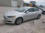 2018 Ford Fusion Se Silver vin: 3FA6P0HD5JR149475