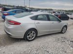 2018 Ford Fusion Se Silver vin: 3FA6P0HD5JR149475