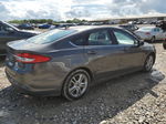 2018 Ford Fusion Se Gray vin: 3FA6P0HD5JR222957