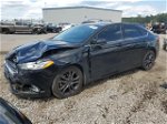 2018 Ford Fusion Se Black vin: 3FA6P0HD5JR244618