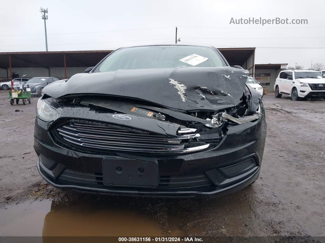 2018 Ford Fusion Se Black vin: 3FA6P0HD5JR252184