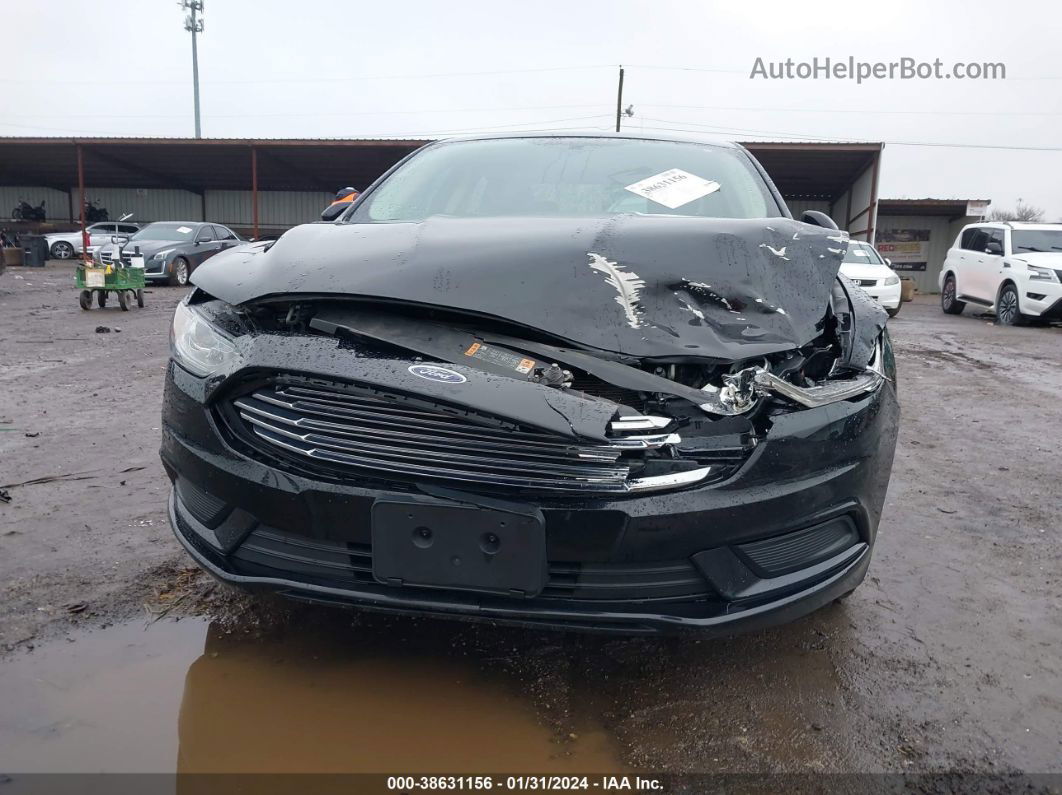 2018 Ford Fusion Se Black vin: 3FA6P0HD5JR252184