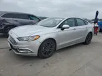 2018 Ford Fusion Se Silver vin: 3FA6P0HD5JR252847