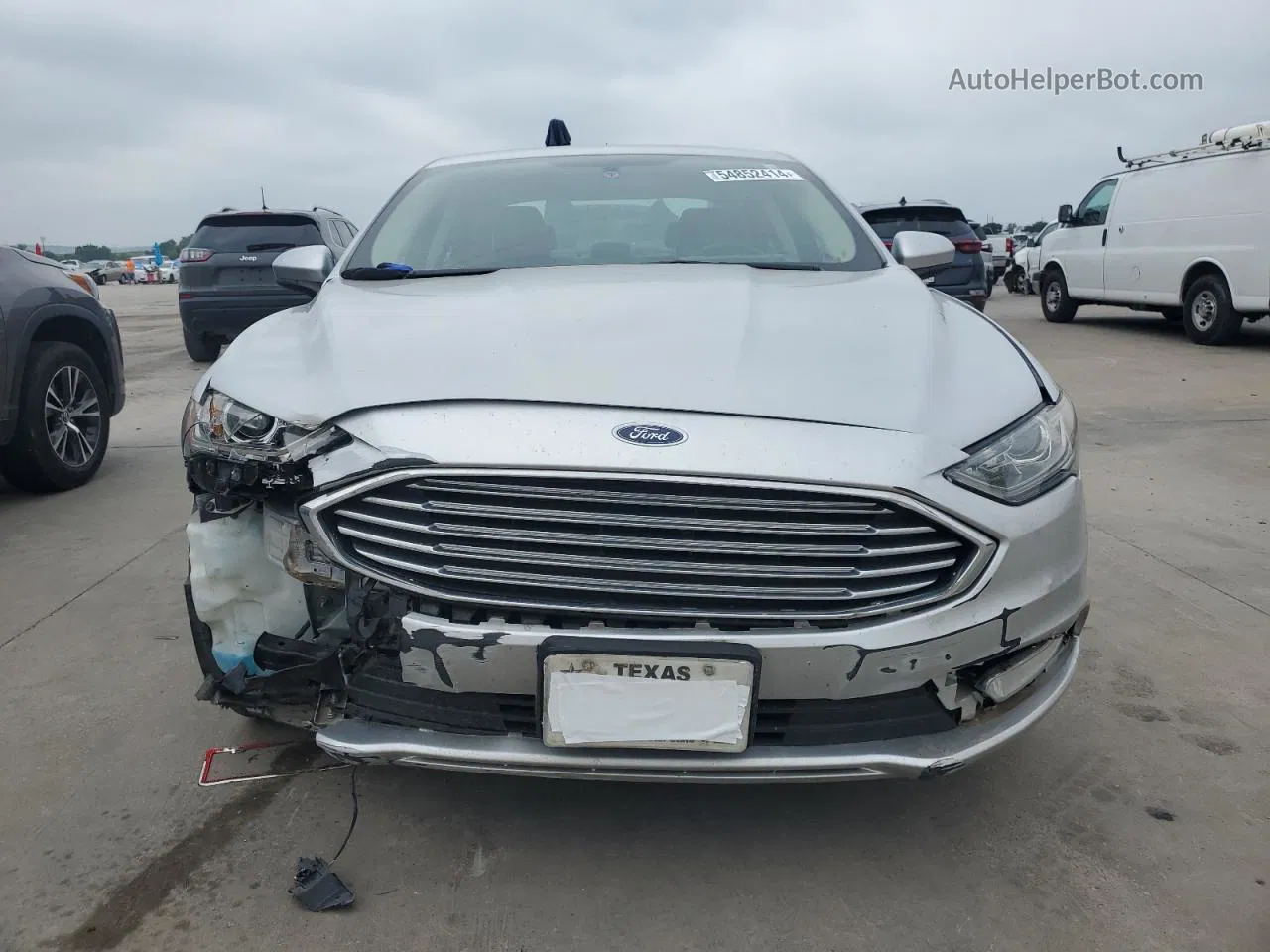 2018 Ford Fusion Se Silver vin: 3FA6P0HD5JR252847