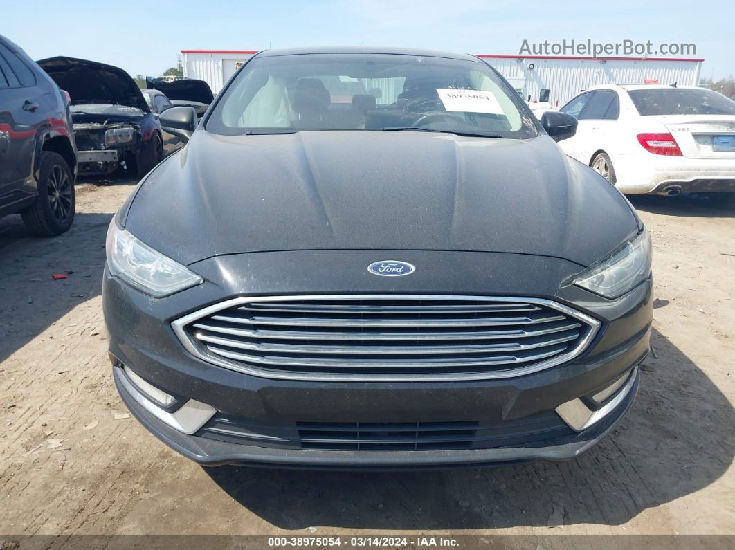 2018 Ford Fusion Se Black vin: 3FA6P0HD5JR261838