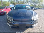 2018 Ford Fusion Se Gray vin: 3FA6P0HD5JR262262