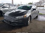 2018 Ford Fusion Se Gray vin: 3FA6P0HD5JR270734