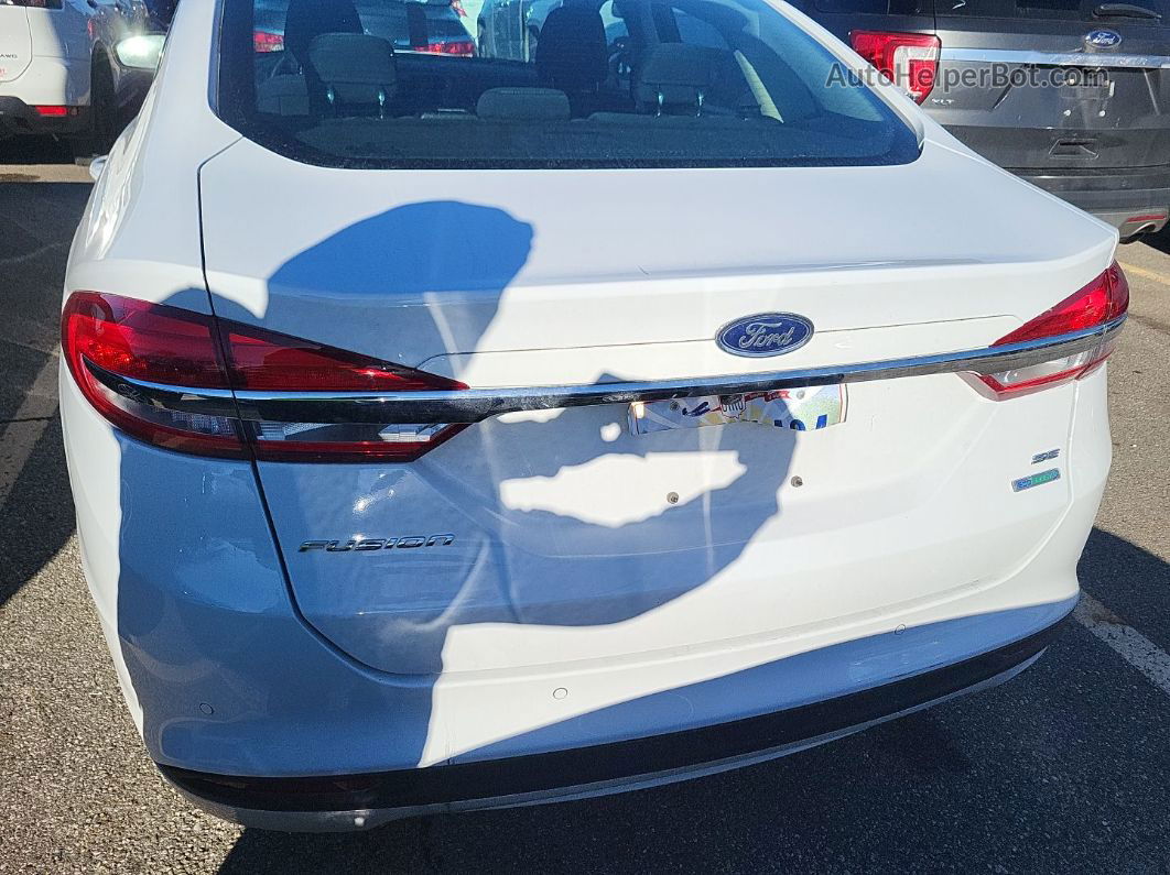 2018 Ford Fusion Se vin: 3FA6P0HD5JR278574