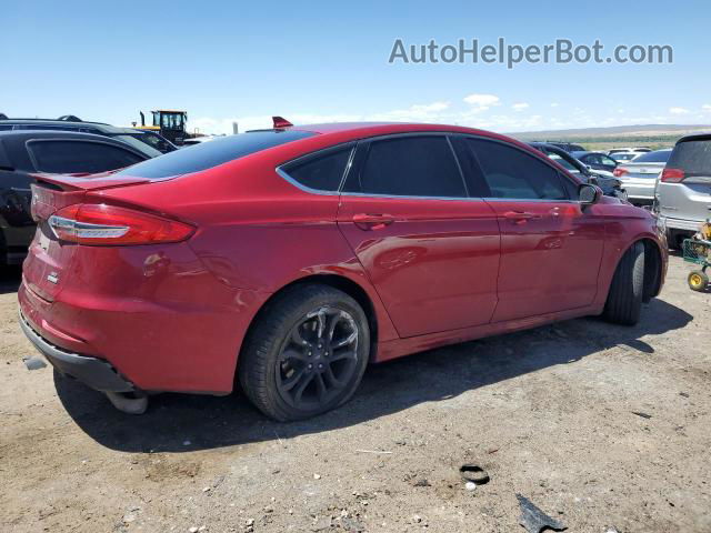 2019 Ford Fusion Se Red vin: 3FA6P0HD5KR173065