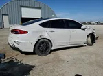 2019 Ford Fusion Se White vin: 3FA6P0HD5KR199259