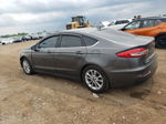 2019 Ford Fusion Se Gray vin: 3FA6P0HD5KR213919