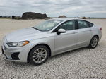 2019 Ford Fusion Se Silver vin: 3FA6P0HD5KR215475