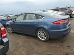 2019 Ford Fusion Se Blue vin: 3FA6P0HD5KR230462