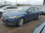 2019 Ford Fusion Se Blue vin: 3FA6P0HD5KR230462