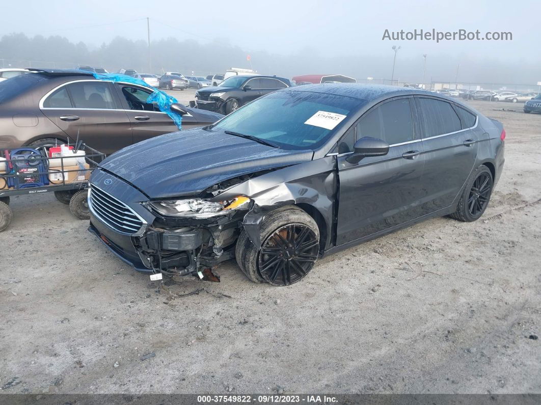 2019 Ford Fusion Se Серый vin: 3FA6P0HD5KR249383